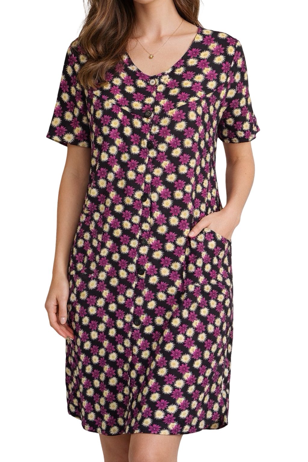 Vestito Manica Corta Signora