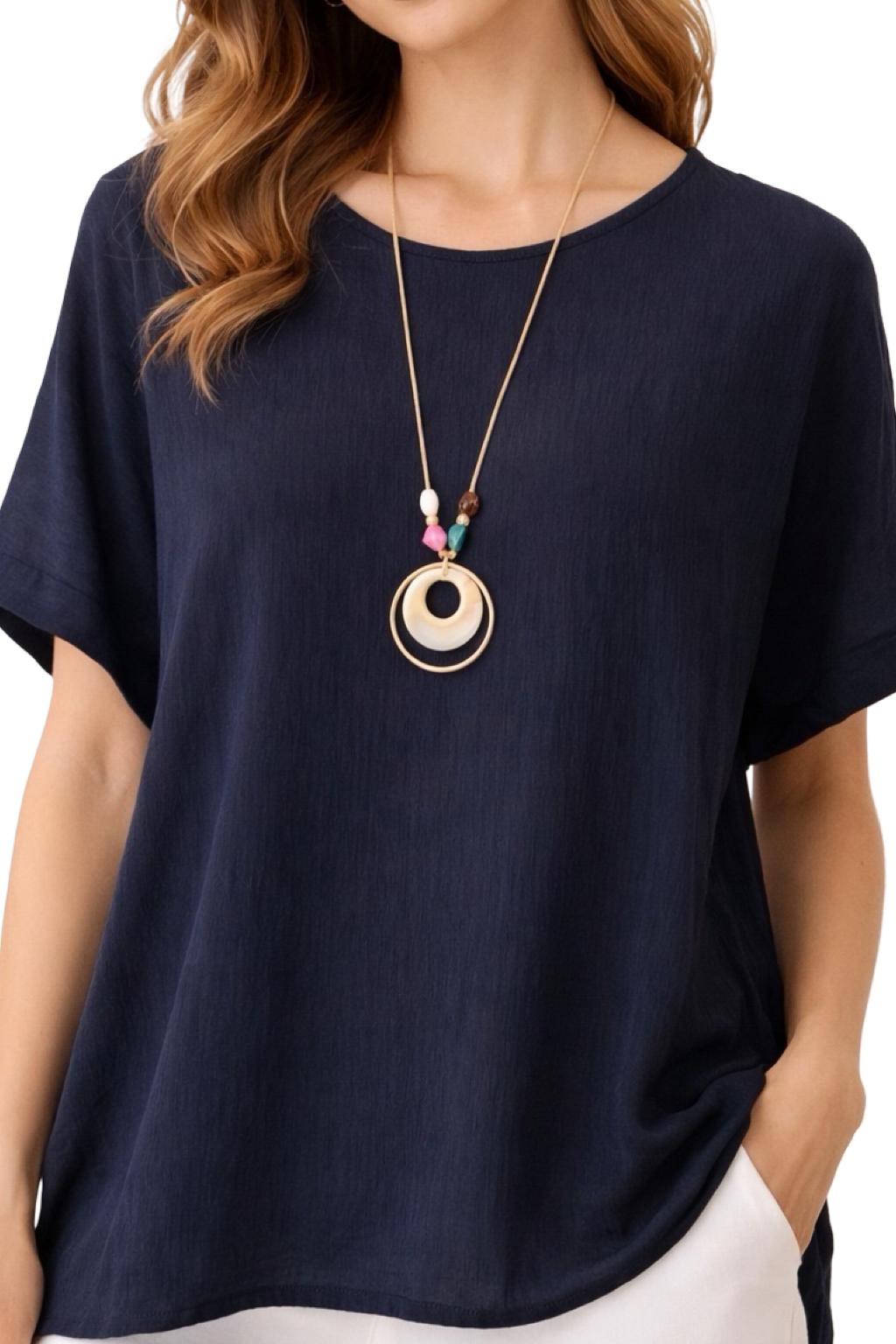 Blusa con Collana OMAGGIO