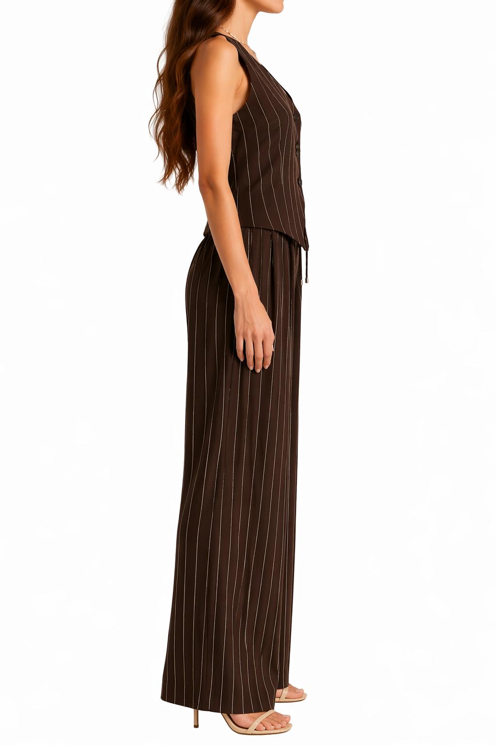 Completo Gilet e Pantaloni Palazzo