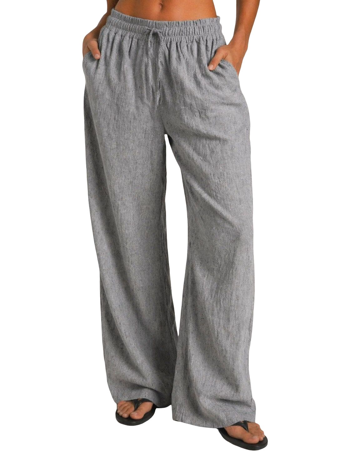 Pantaloni con Elastico in Vita