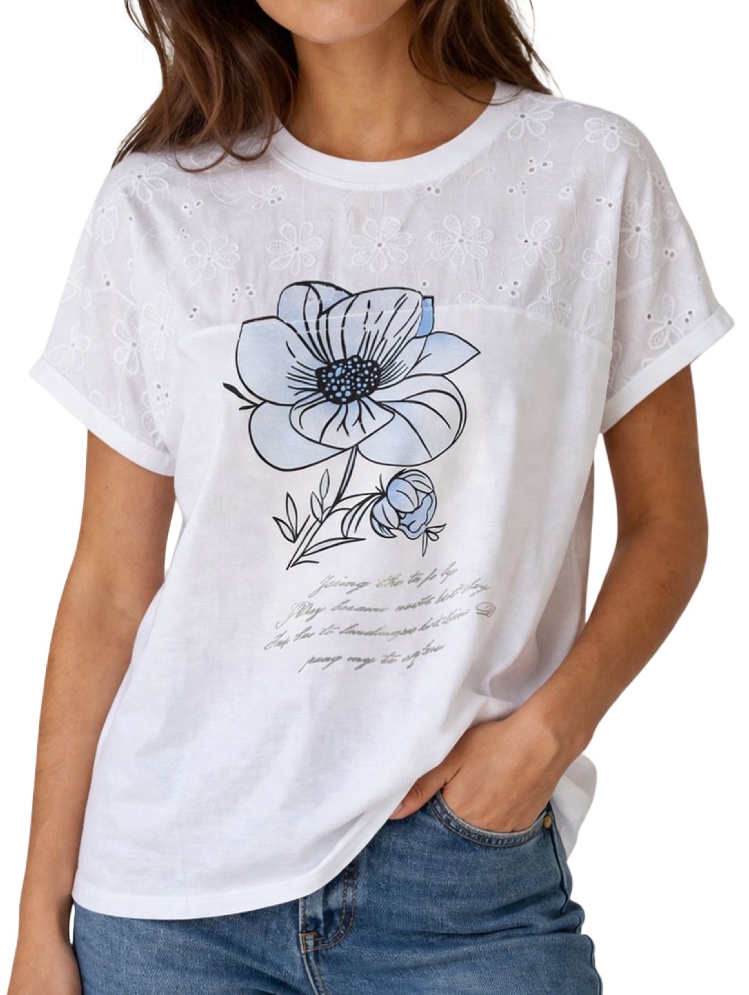 Maglia con Ricamo