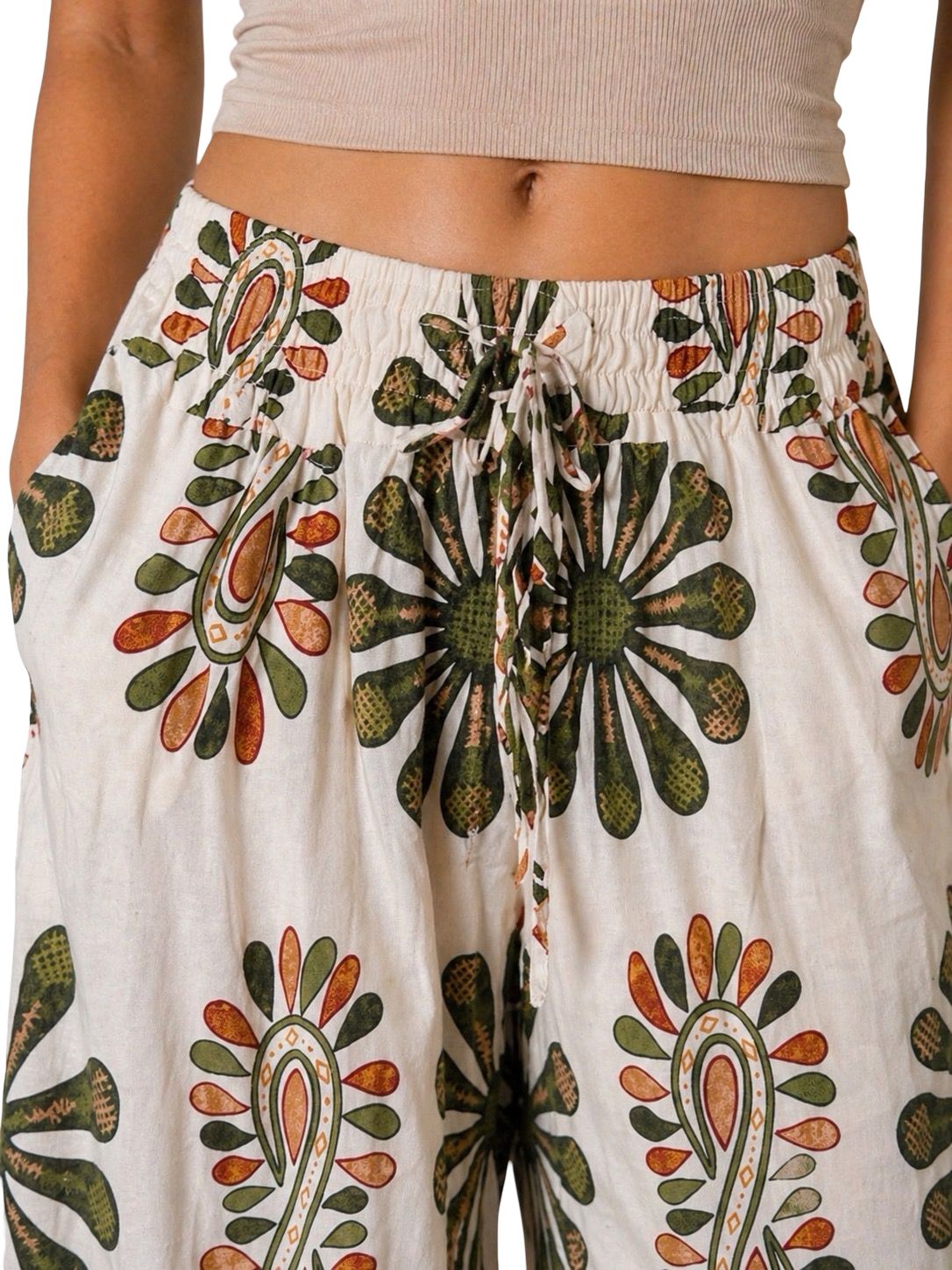Pantaloni Fantasia Mediterranea