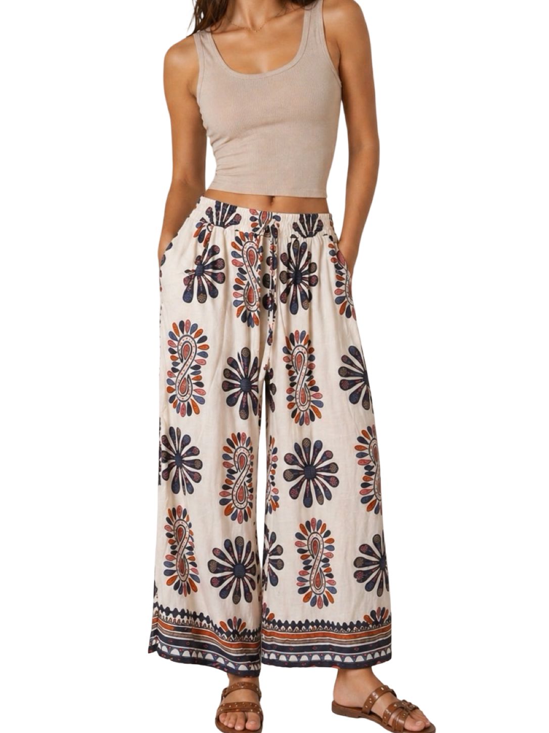 Pantaloni Fantasia Mediterranea