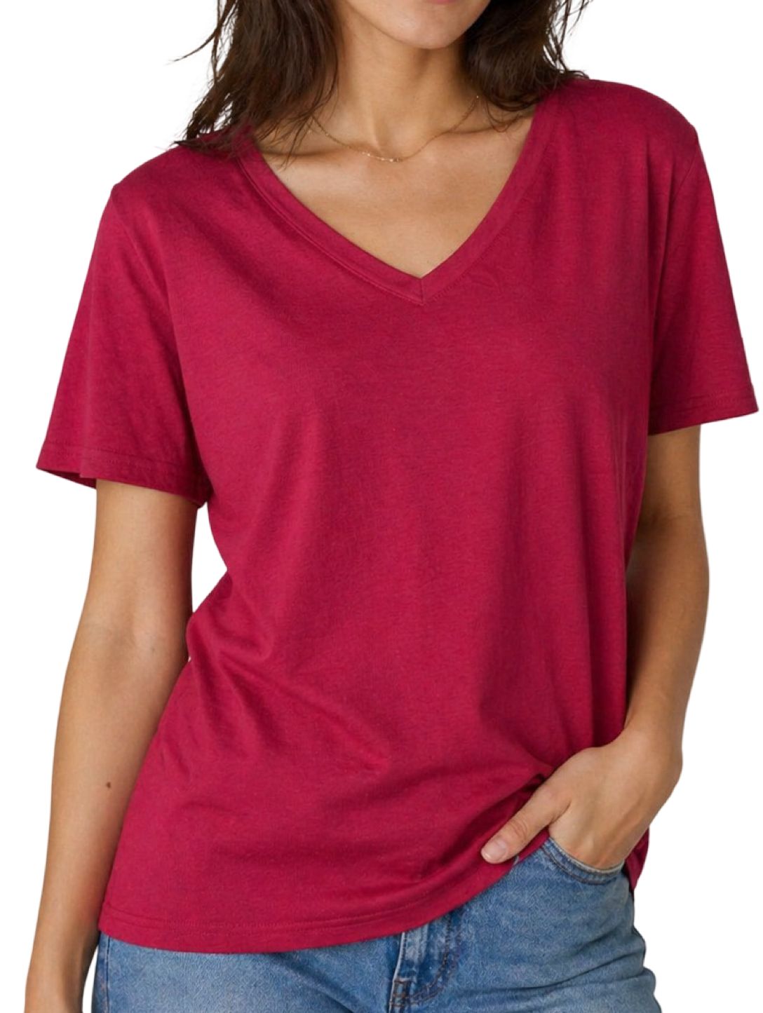T-Shirt Scollo a V