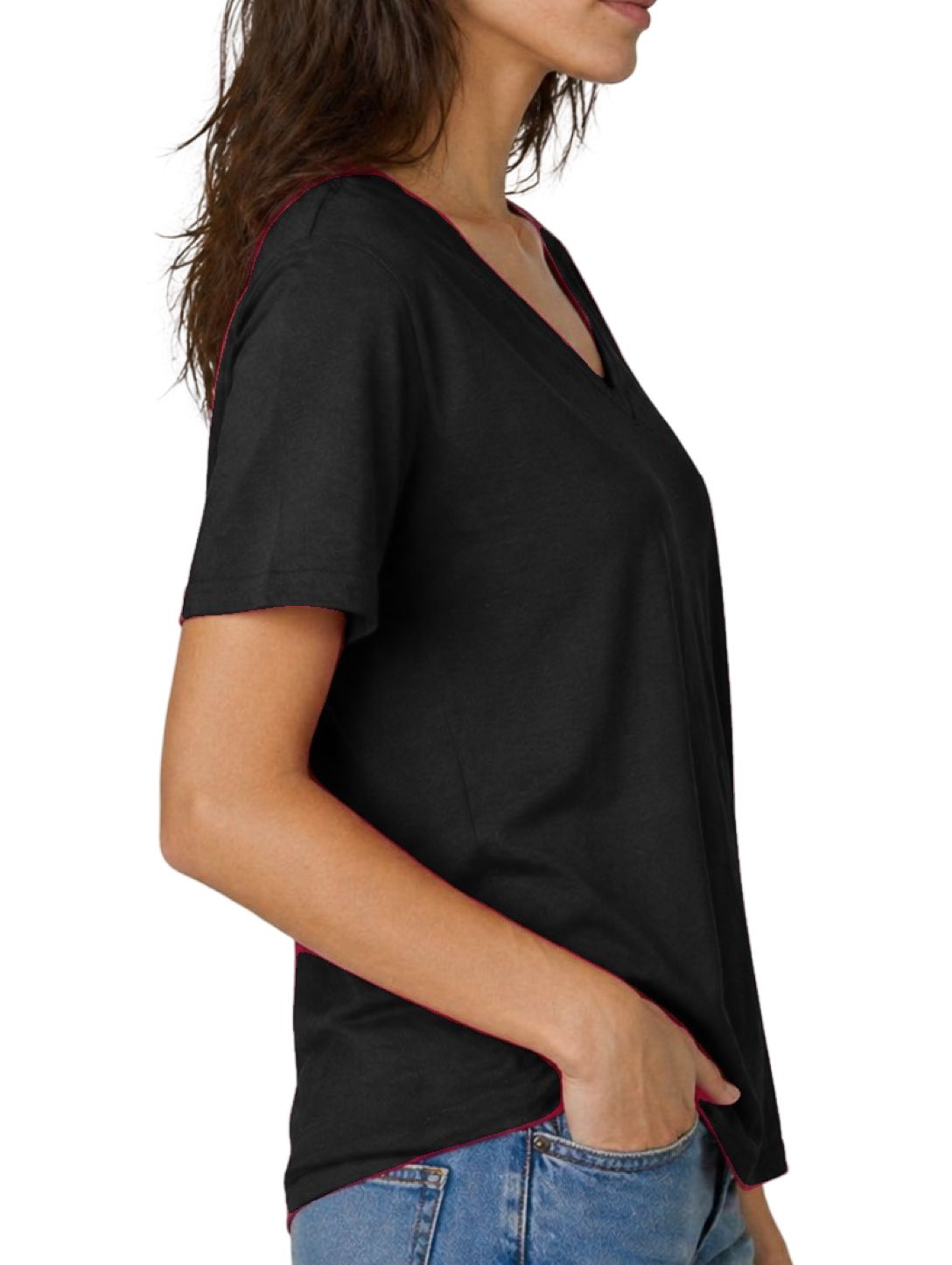 T-Shirt Scollo a V