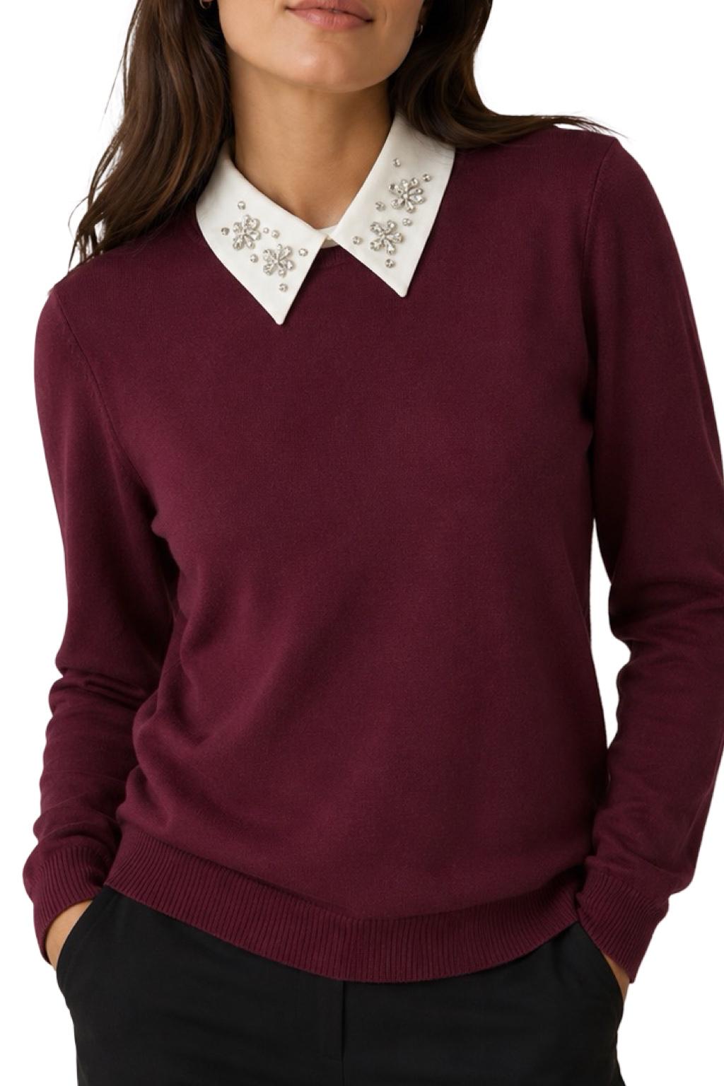 Maglia Colletto Camicia