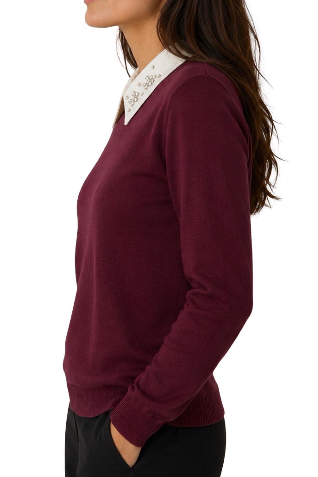 Maglia Colletto Camicia