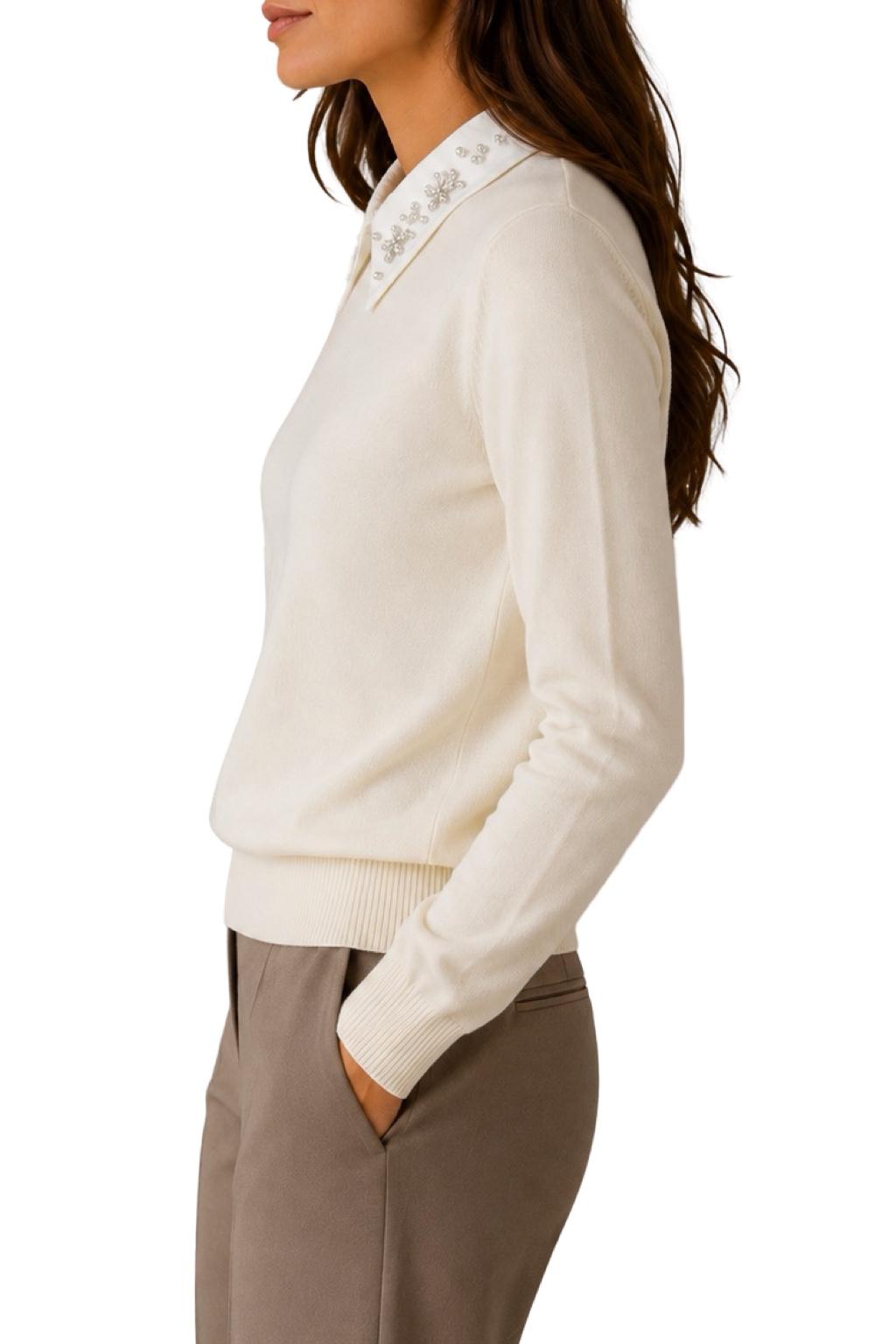 Maglia Colletto Camicia