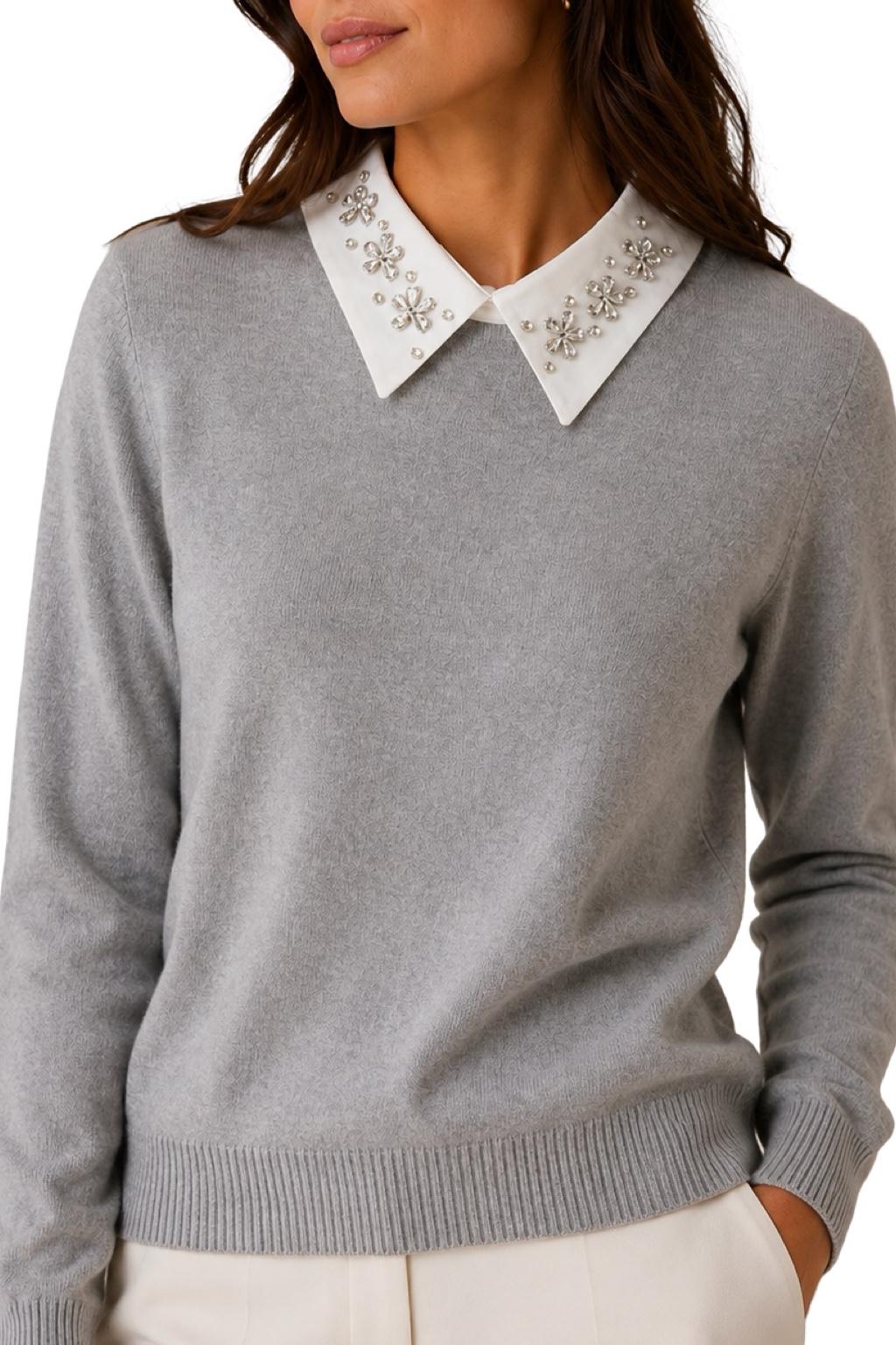Maglia Colletto Camicia