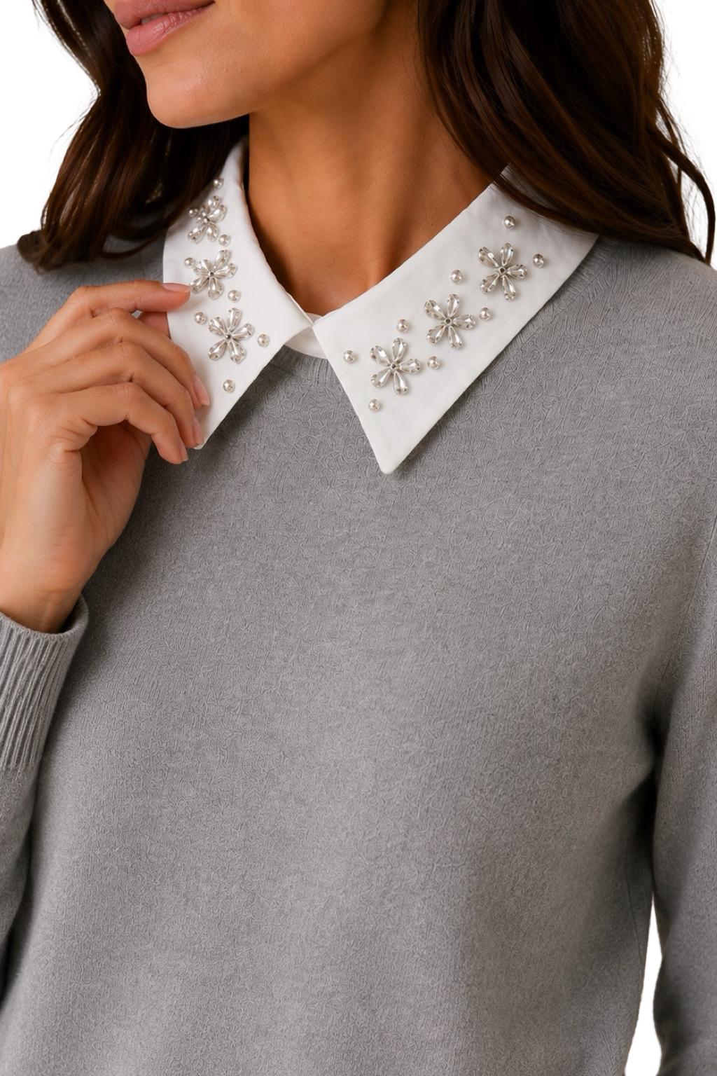 Maglia Colletto Camicia