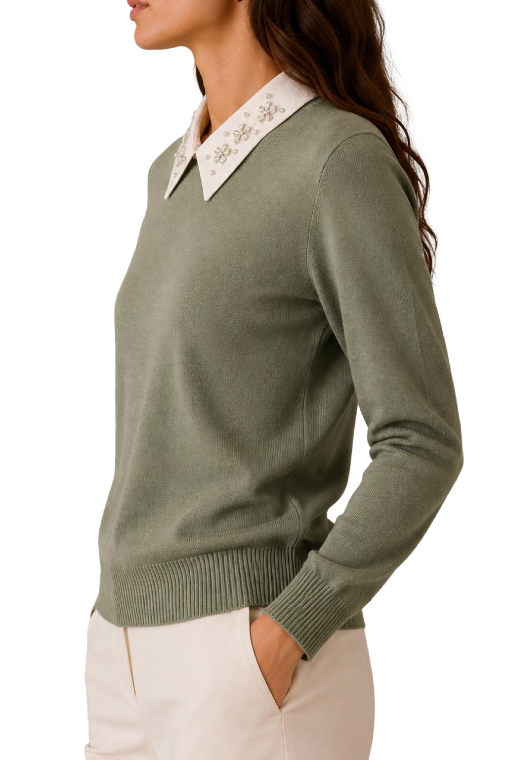 Maglia Colletto Camicia
