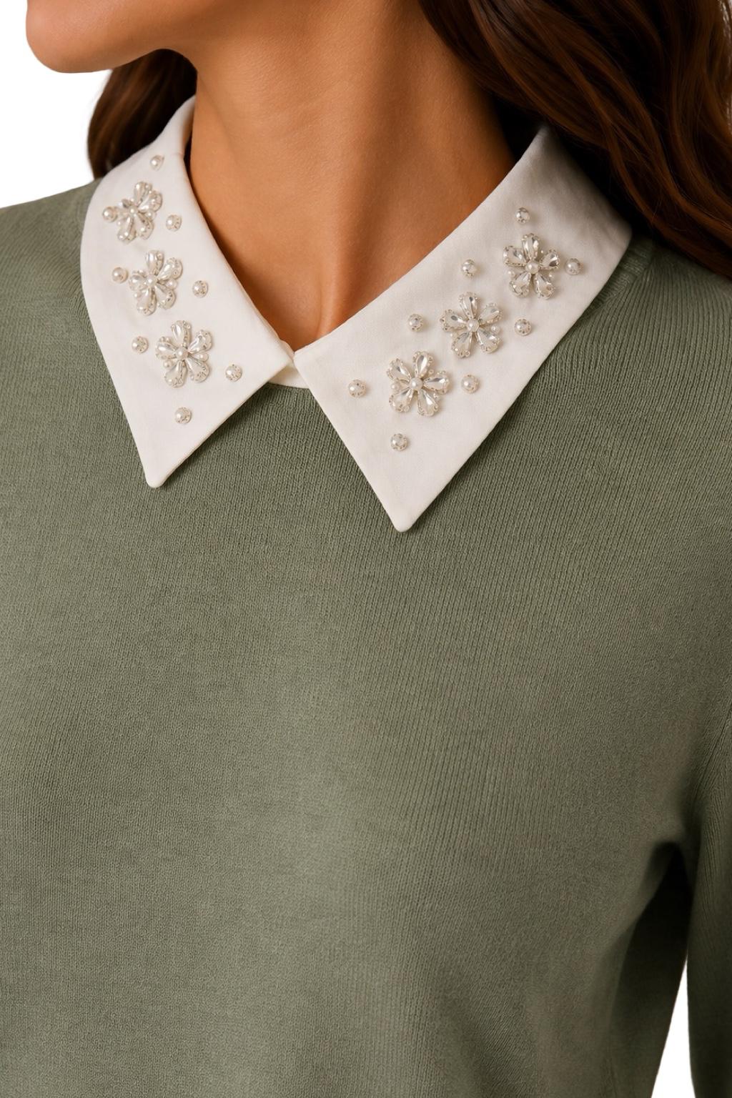 Maglia Colletto Camicia