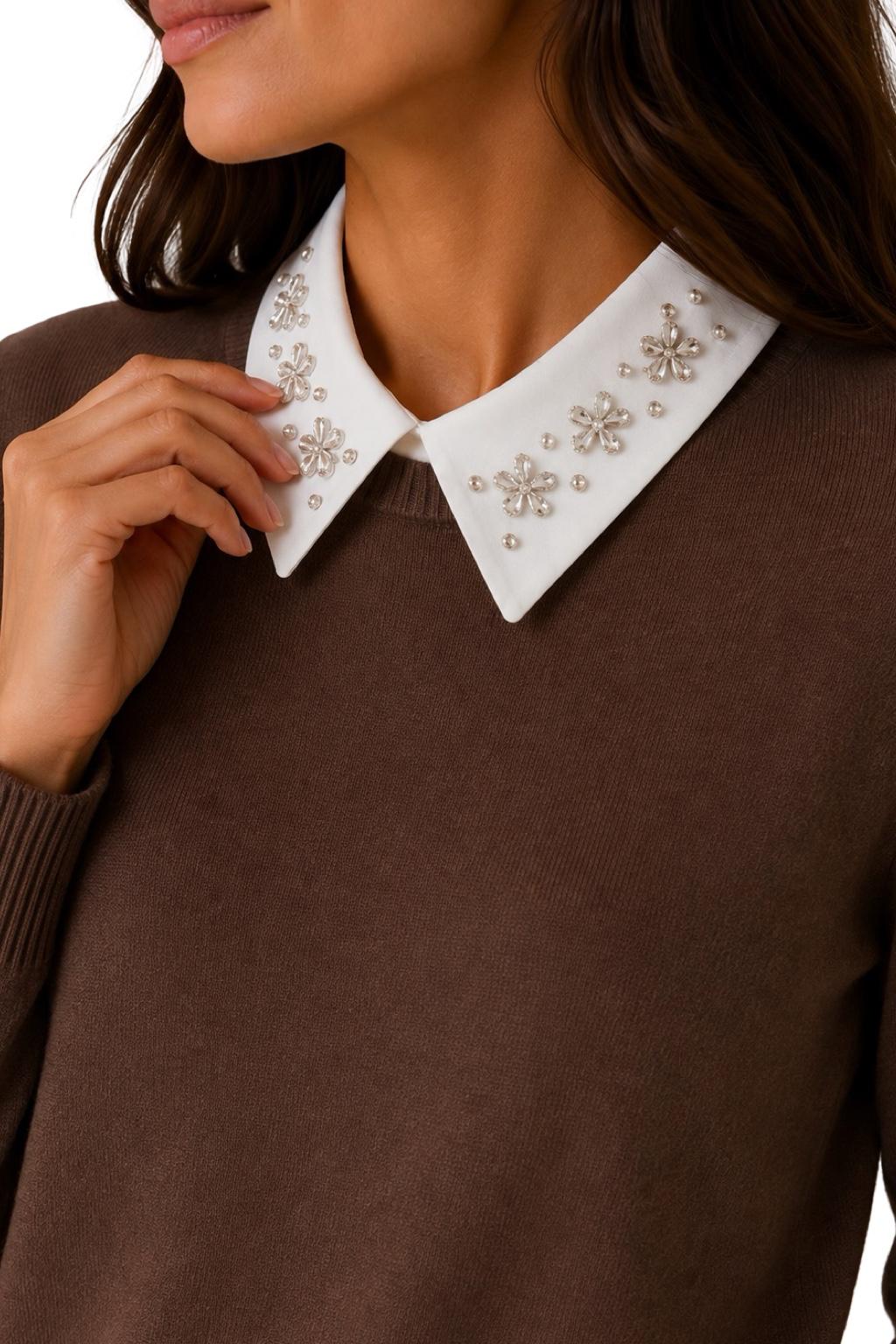 Maglia Colletto Camicia
