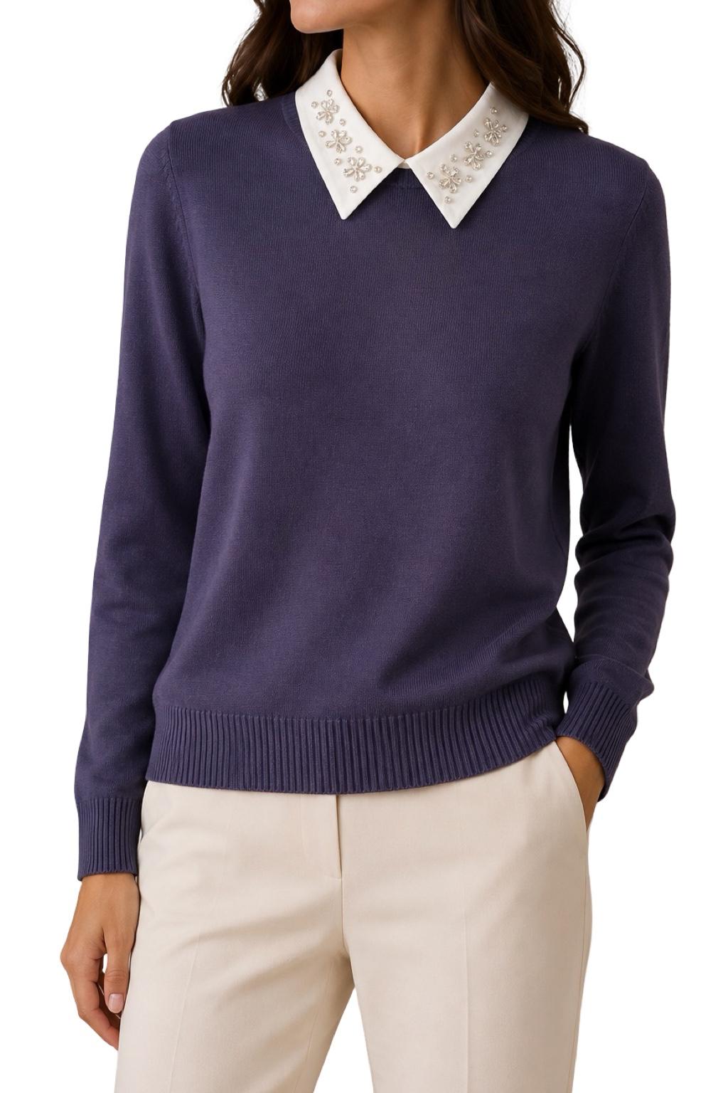Maglia Colletto Camicia