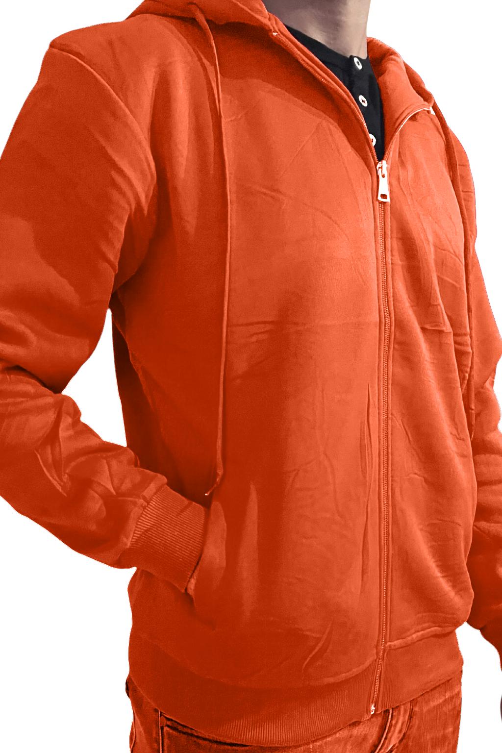 Felpa uomo con zip e cappuccio
