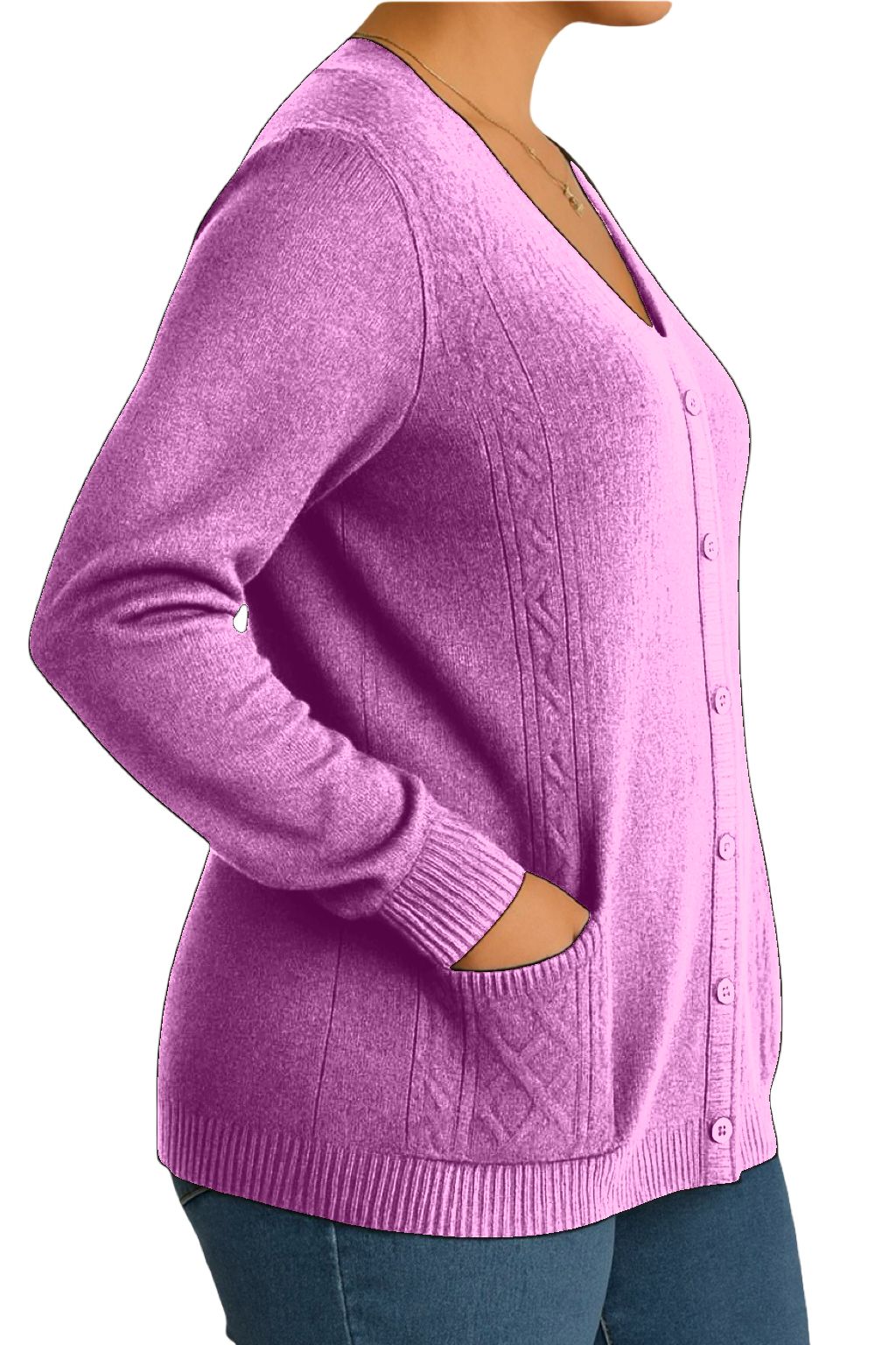 Cardigan Bottoncini e Tasche