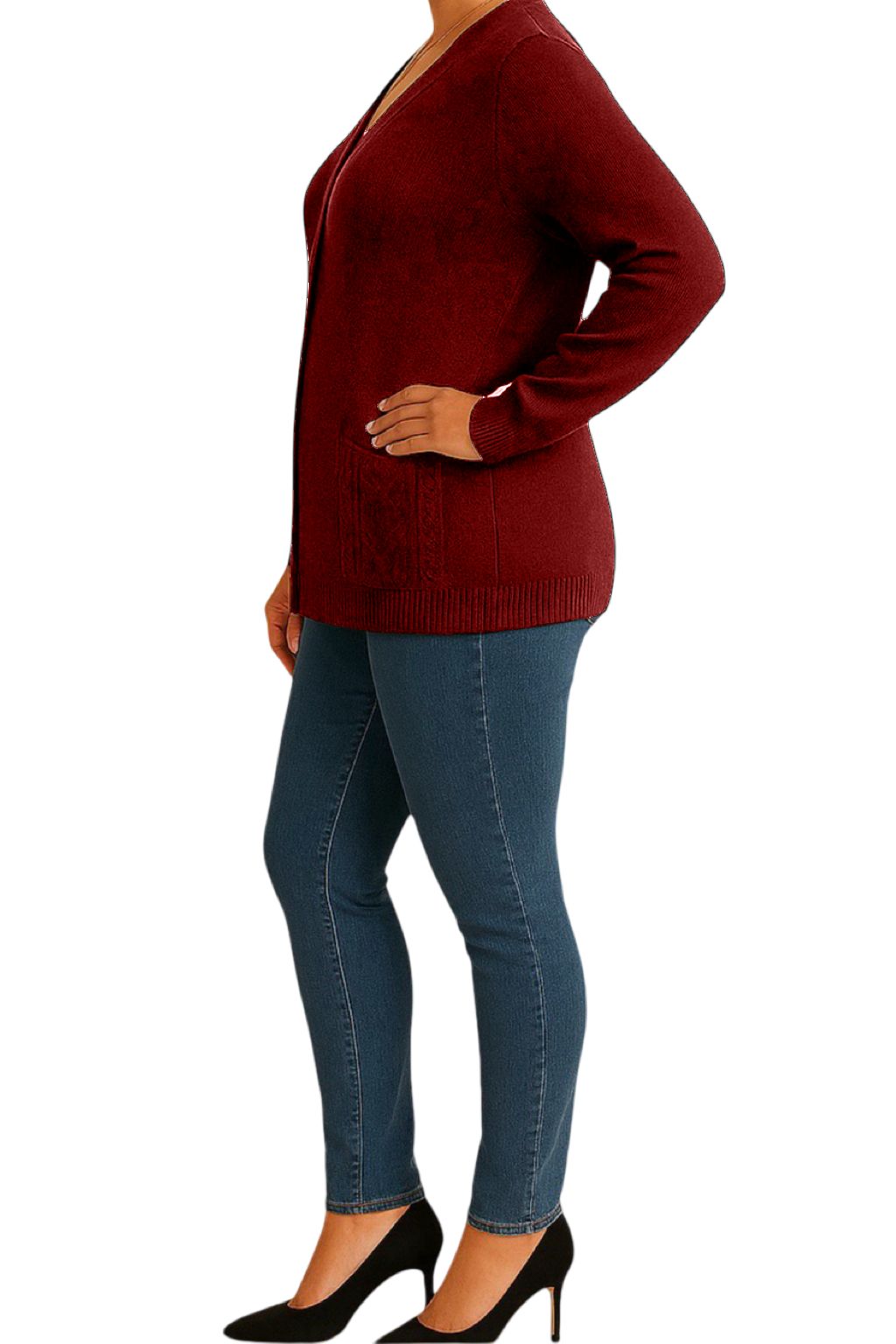 Cardigan Bottoncini e Tasche
