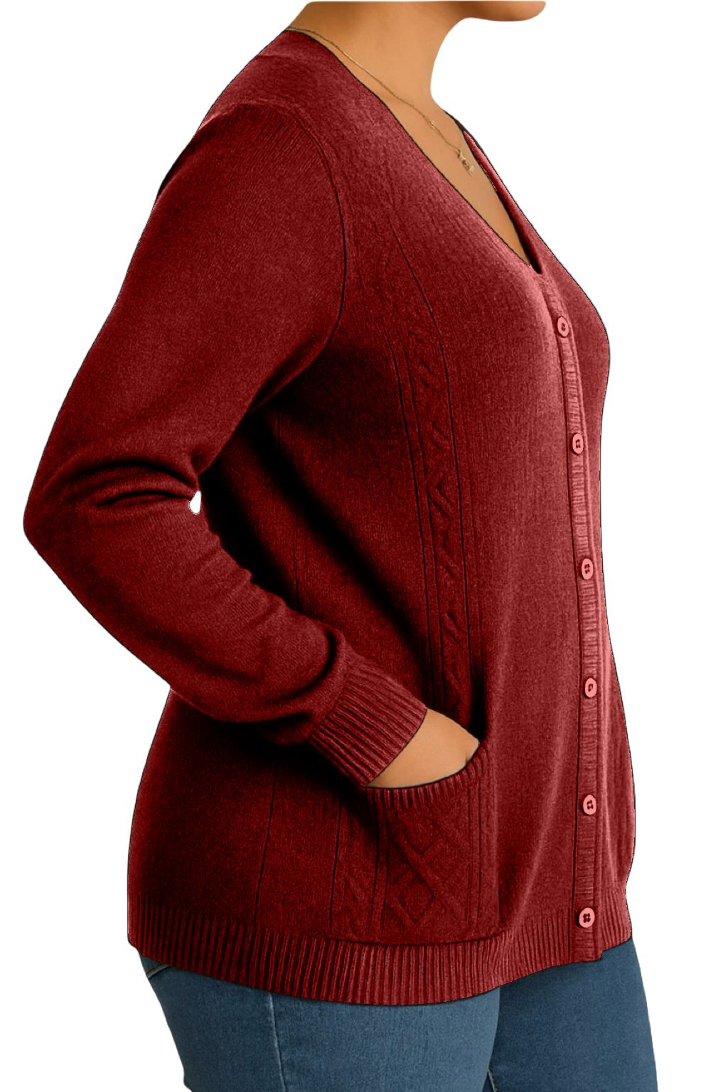 Cardigan Bottoncini e Tasche