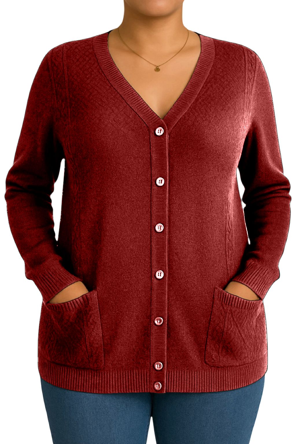 Cardigan Bottoncini e Tasche