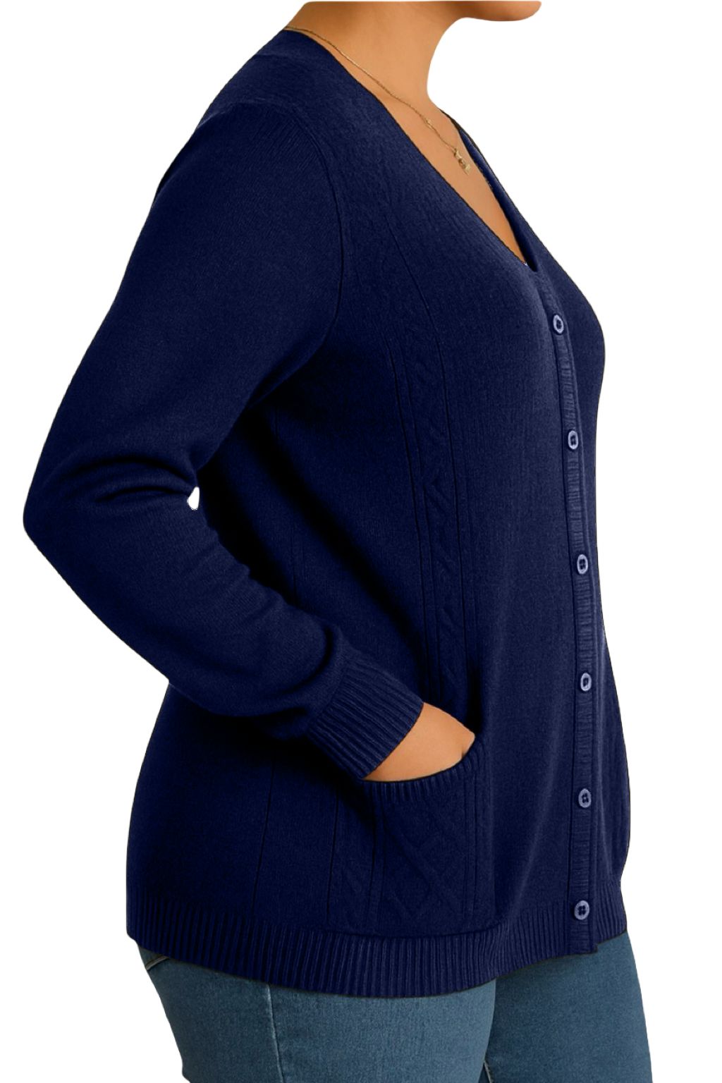 Cardigan Bottoncini e Tasche