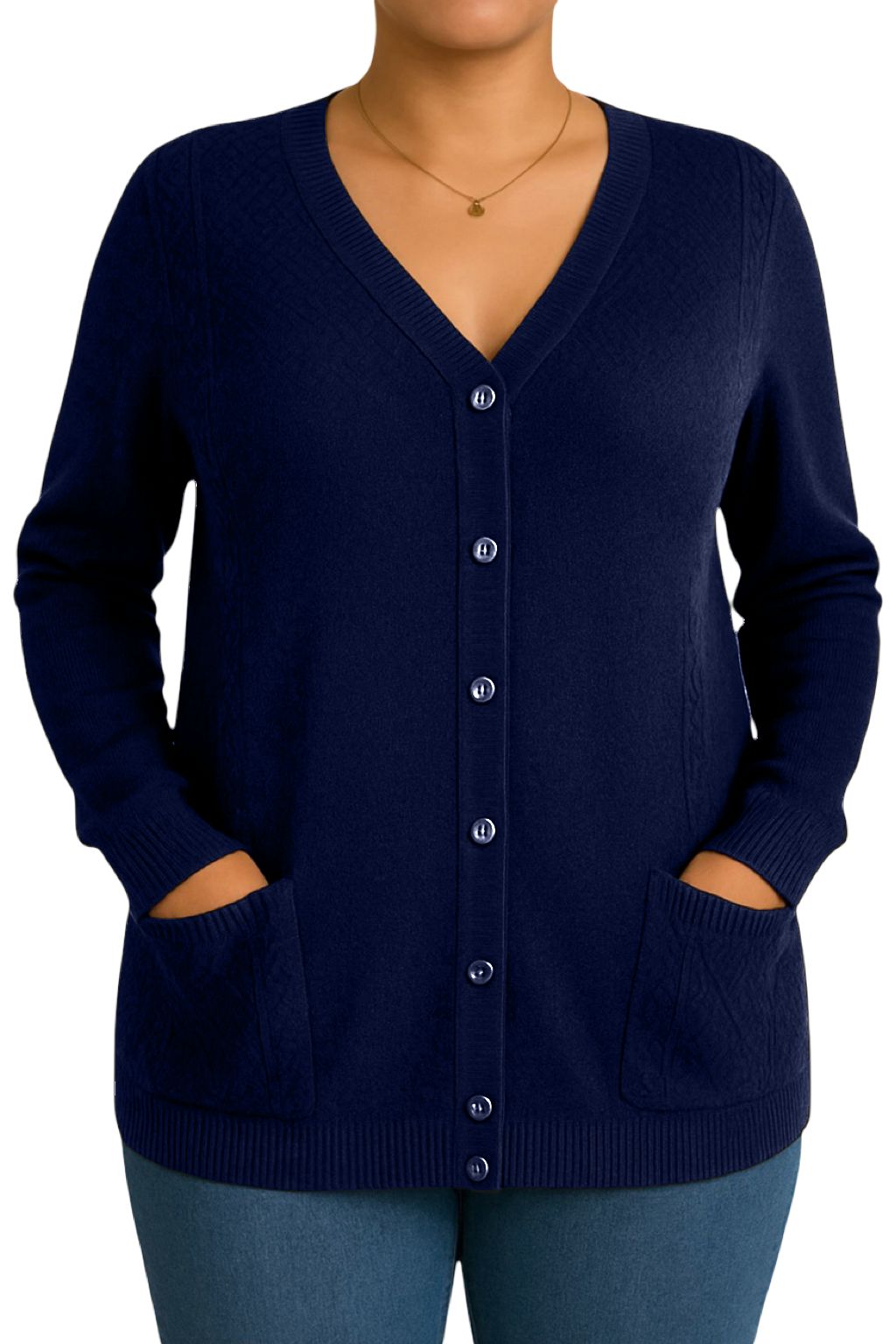 Cardigan Bottoncini e Tasche