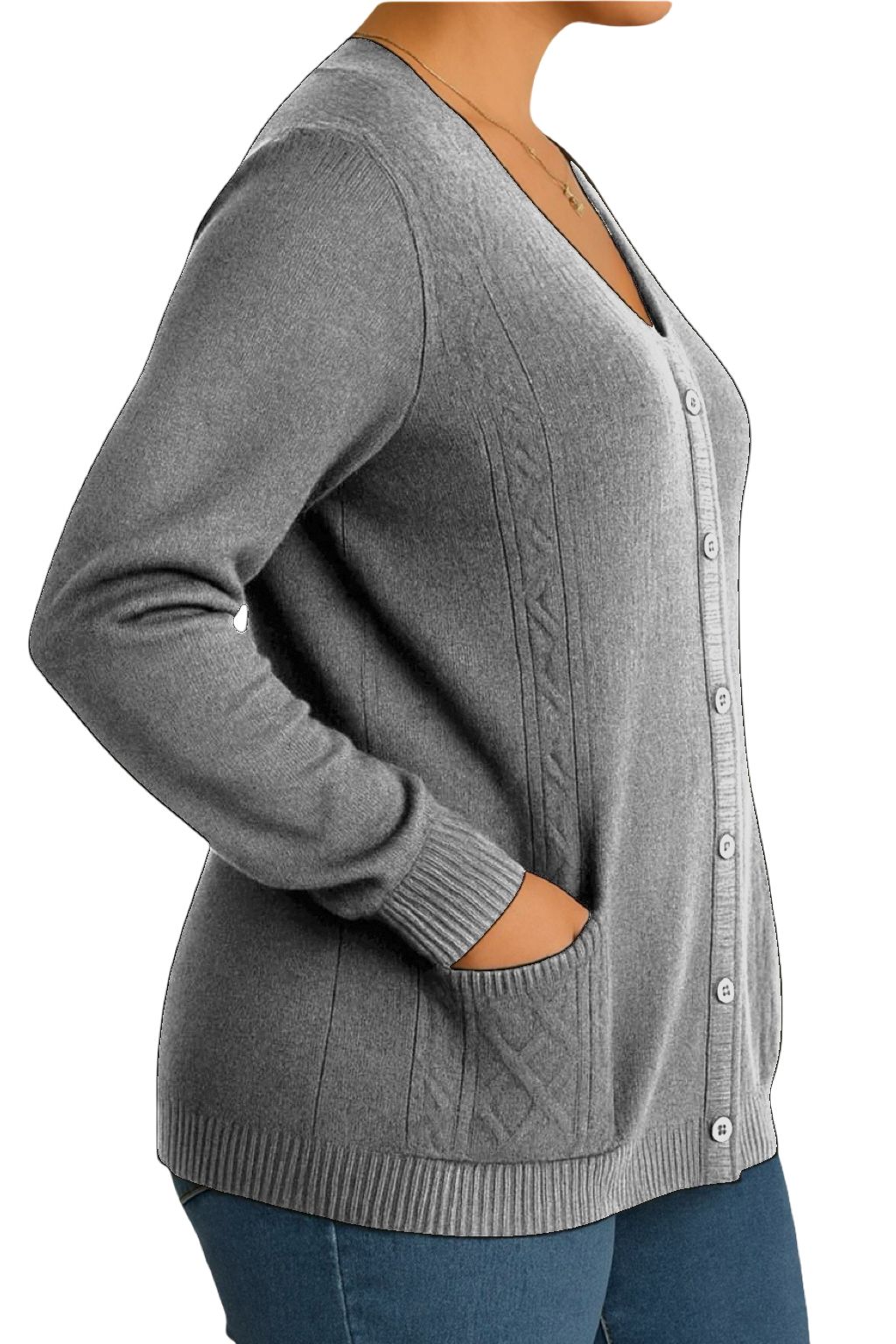 Cardigan Bottoncini e Tasche