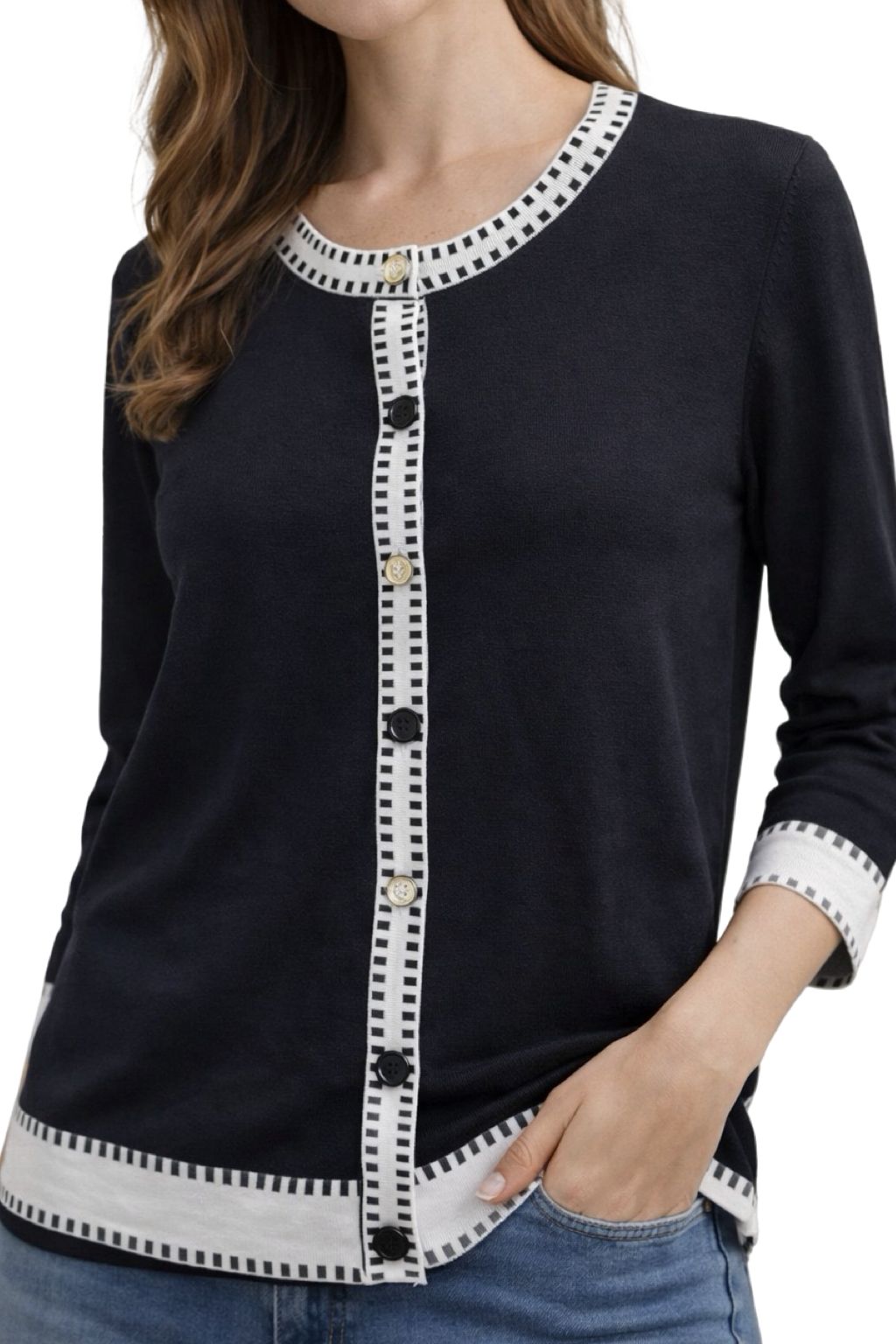 Cardigan Di Filo