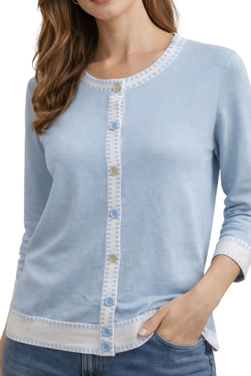 Cardigan Di Filo