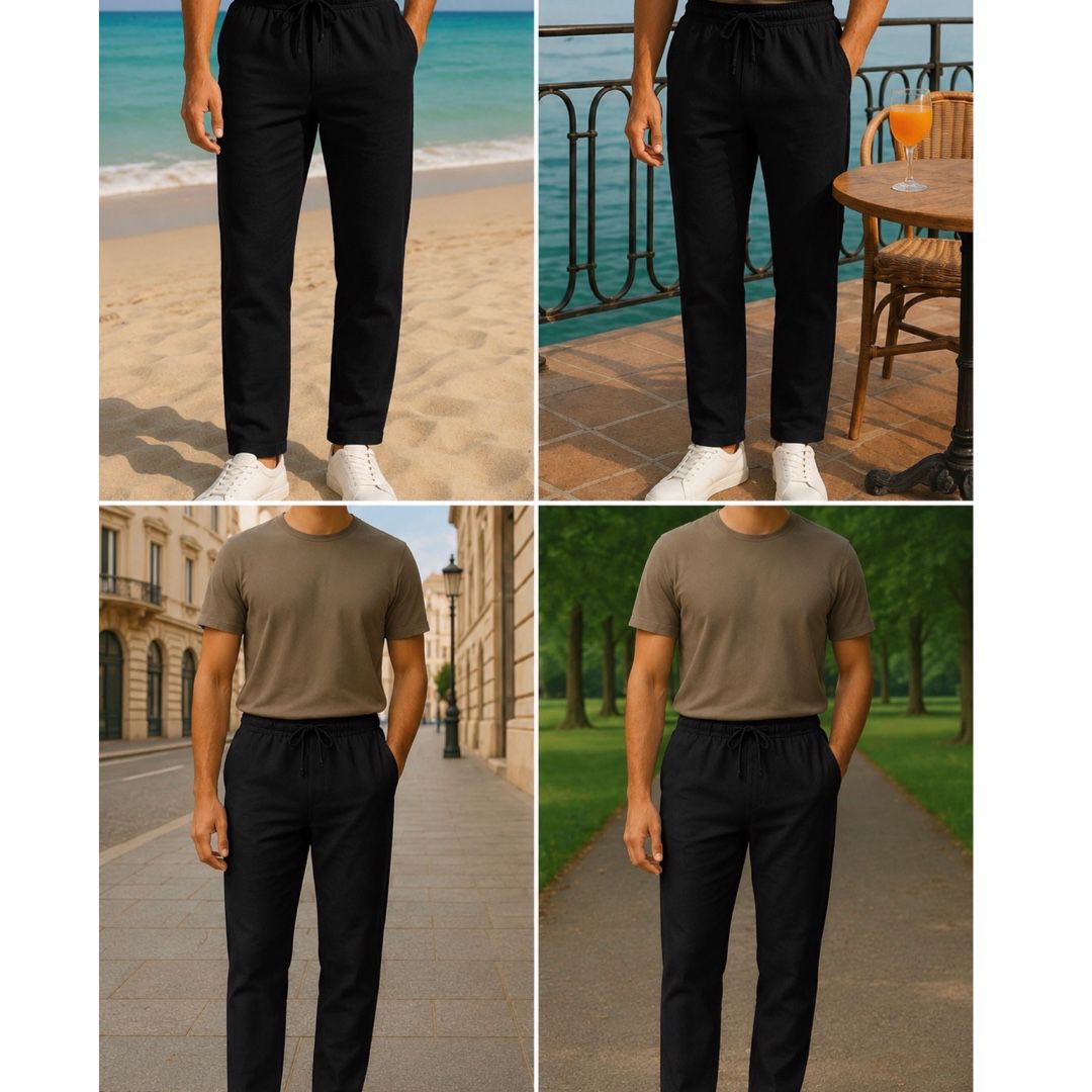 Pantaloni Lino uomo